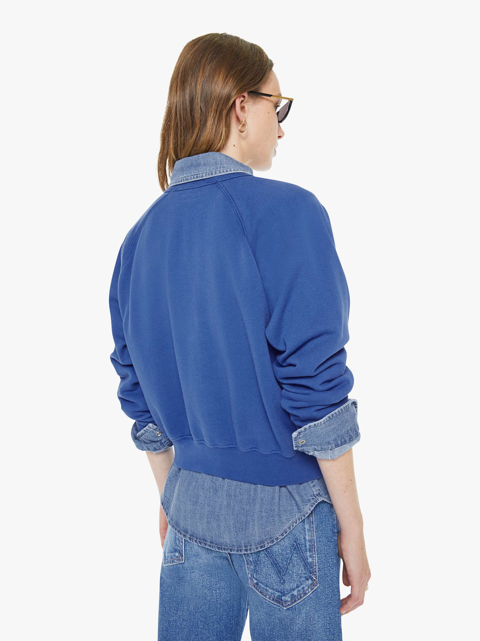 Mother Denim The Mid Rise Lasso Heel