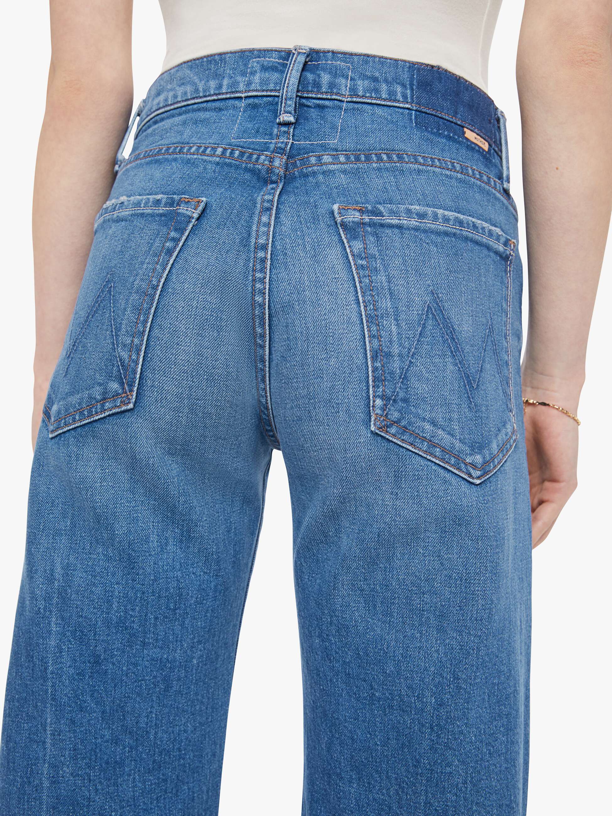 Mother Denim The Mid Rise Lasso Sneak