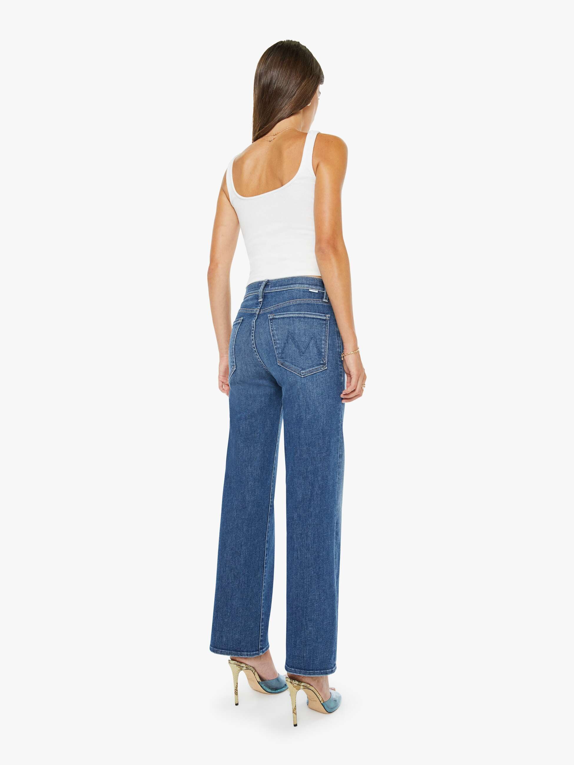 Mother Denim The Mid Rise Rambler Zip Ankle