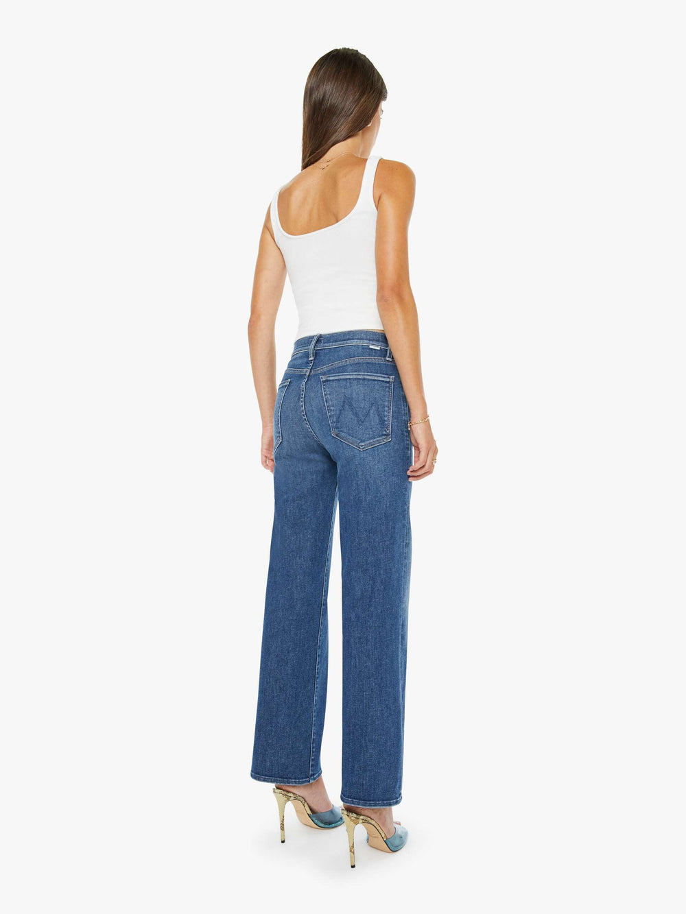 Mother Denim The Mid Rise Rambler Zip Ankle