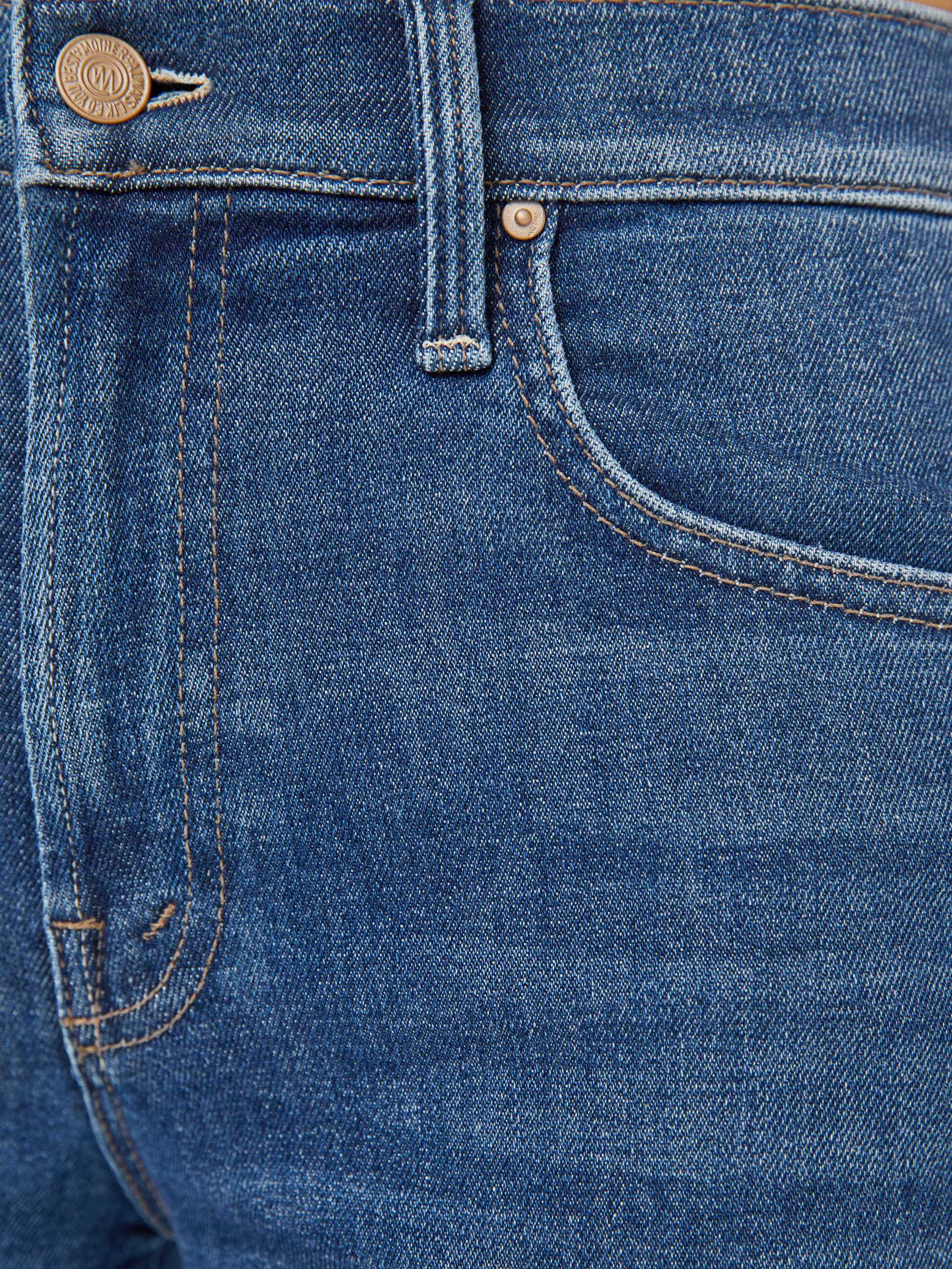 Mother Denim The Mid Rise Rambler Zip Ankle