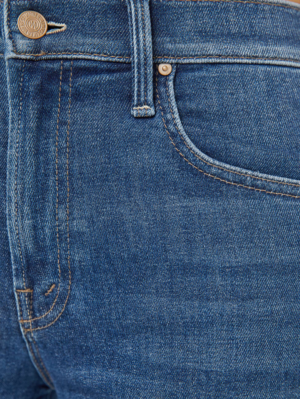 Mother Denim The Mid Rise Rambler Zip Ankle