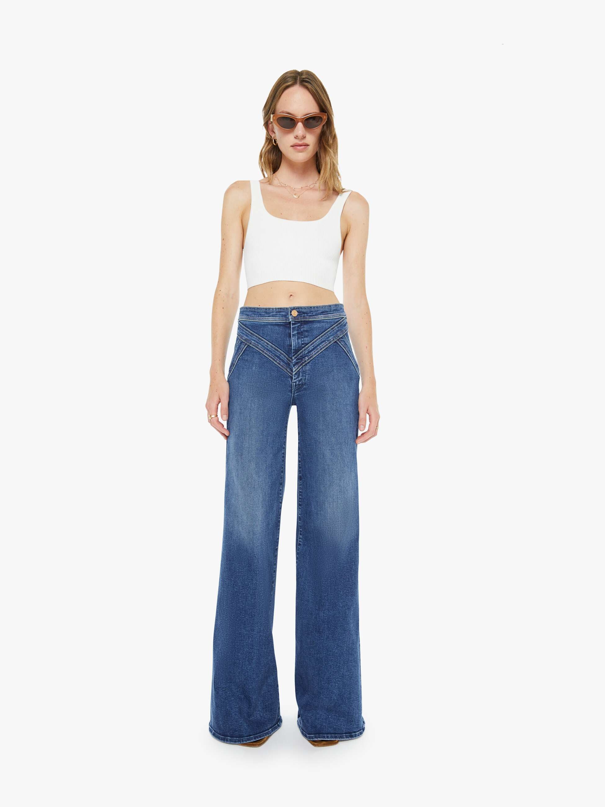 Mother Denim The Criss Cross Roller Heel