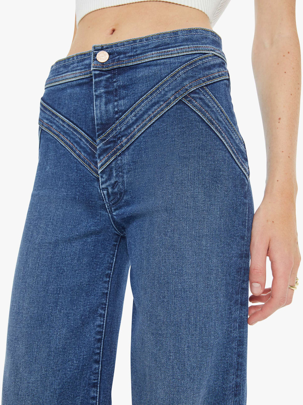 Mother Denim The Criss Cross Roller Heel