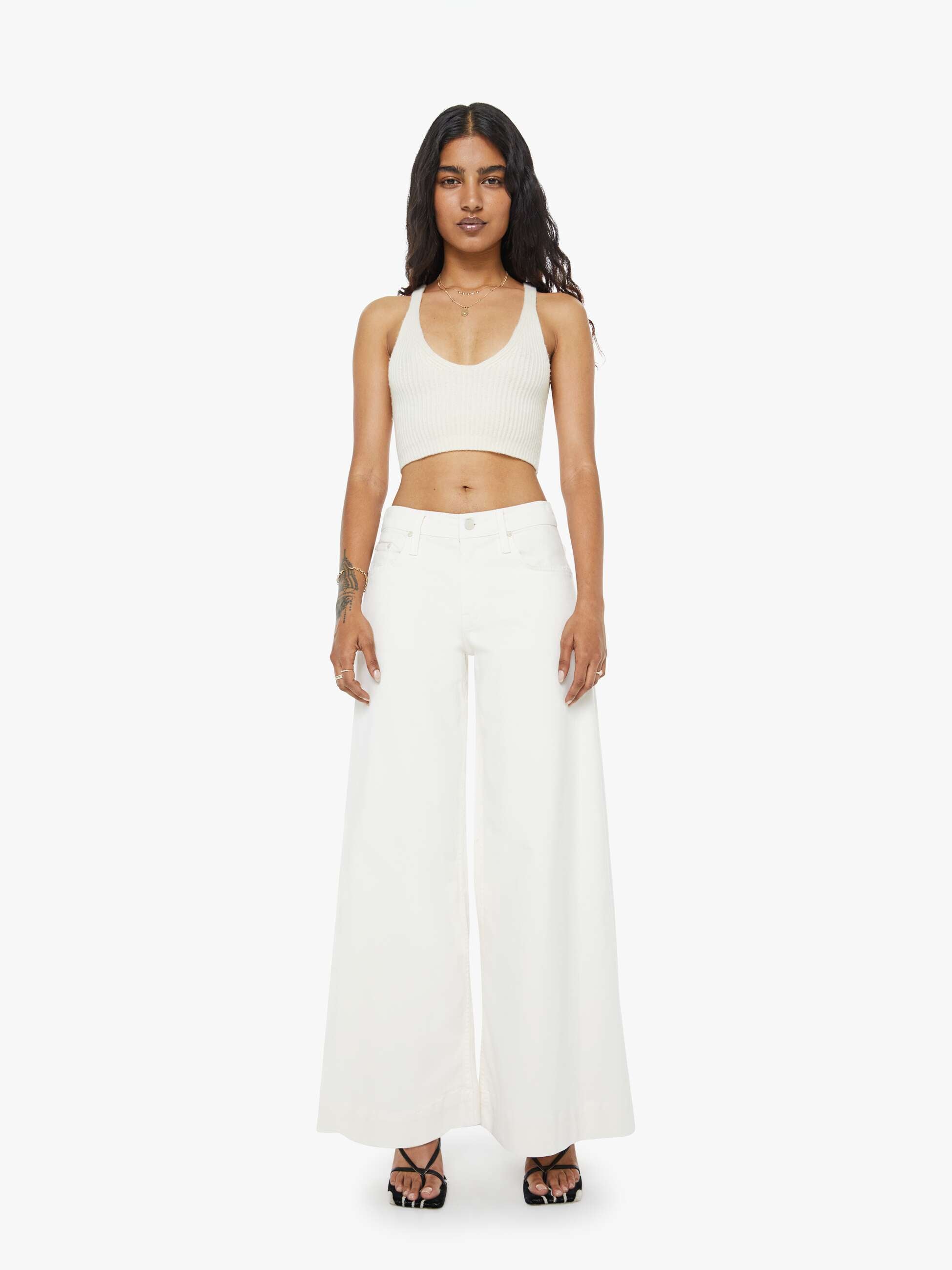 Mother Denim PETITES The Lil Mid Rise Headliner Sneak