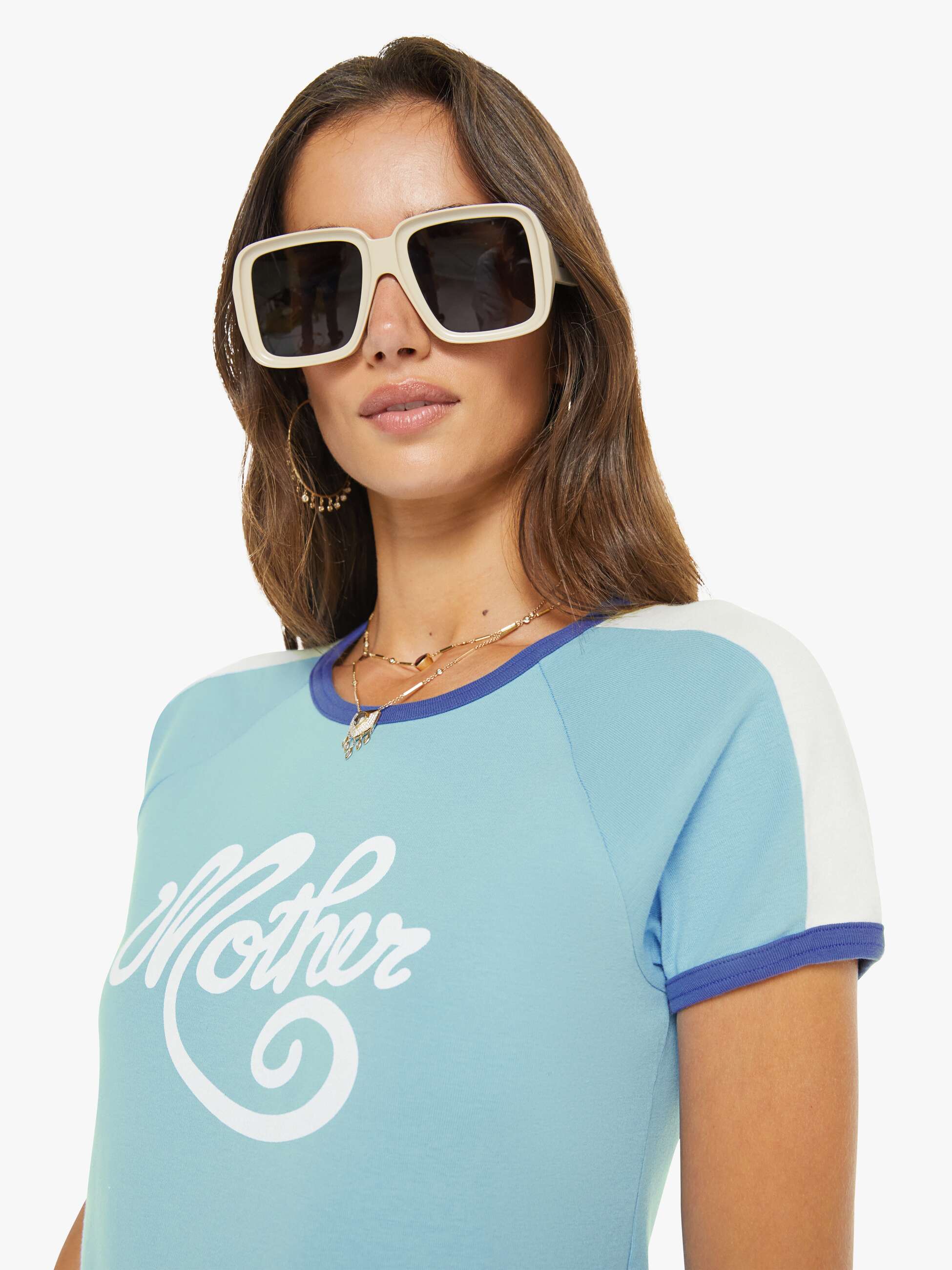 Mother Denim PETITES The Lil Mid Rise Headliner Sneak
