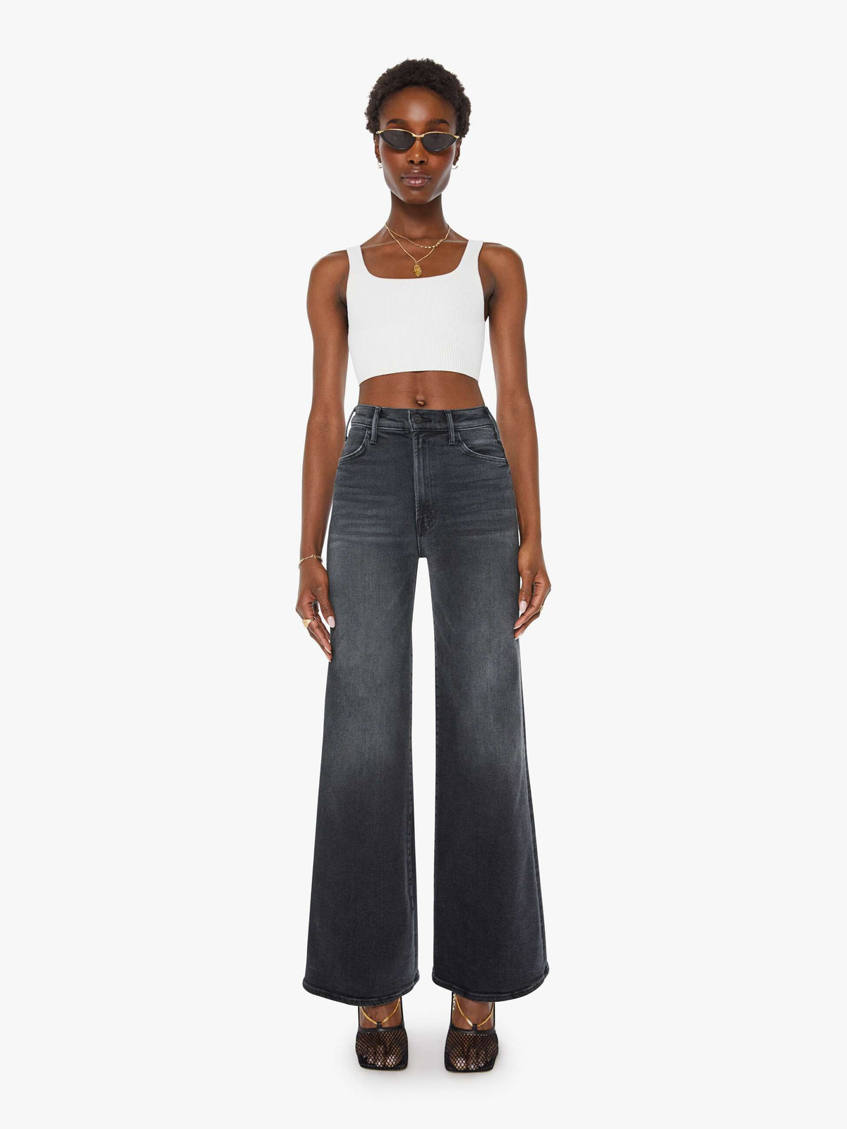 Mother Denim The Hustler Roller Sneak