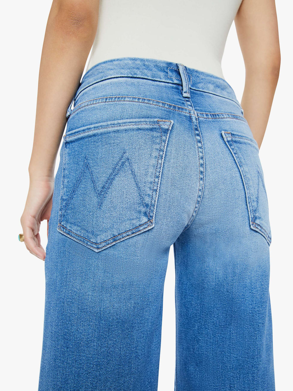 Mother Denim PETITES The Lil Roller Fray