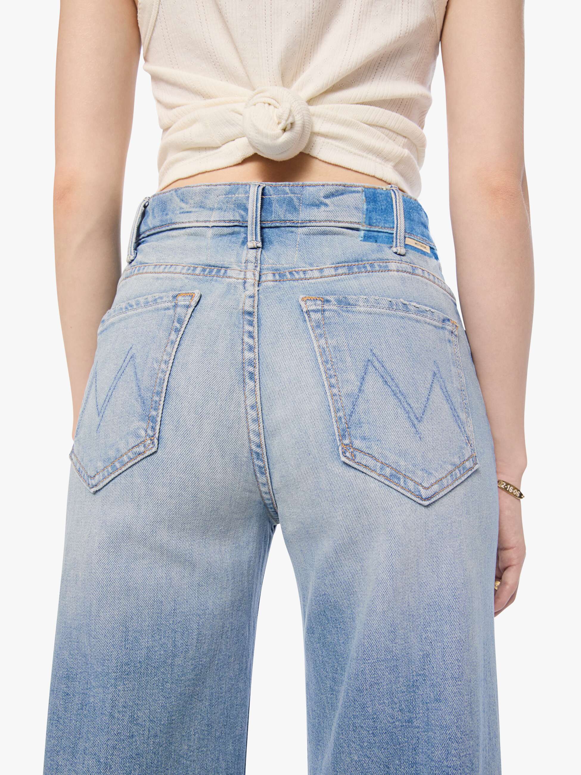 Mother Denim PETITES The Lil Hustler Roller Sneak