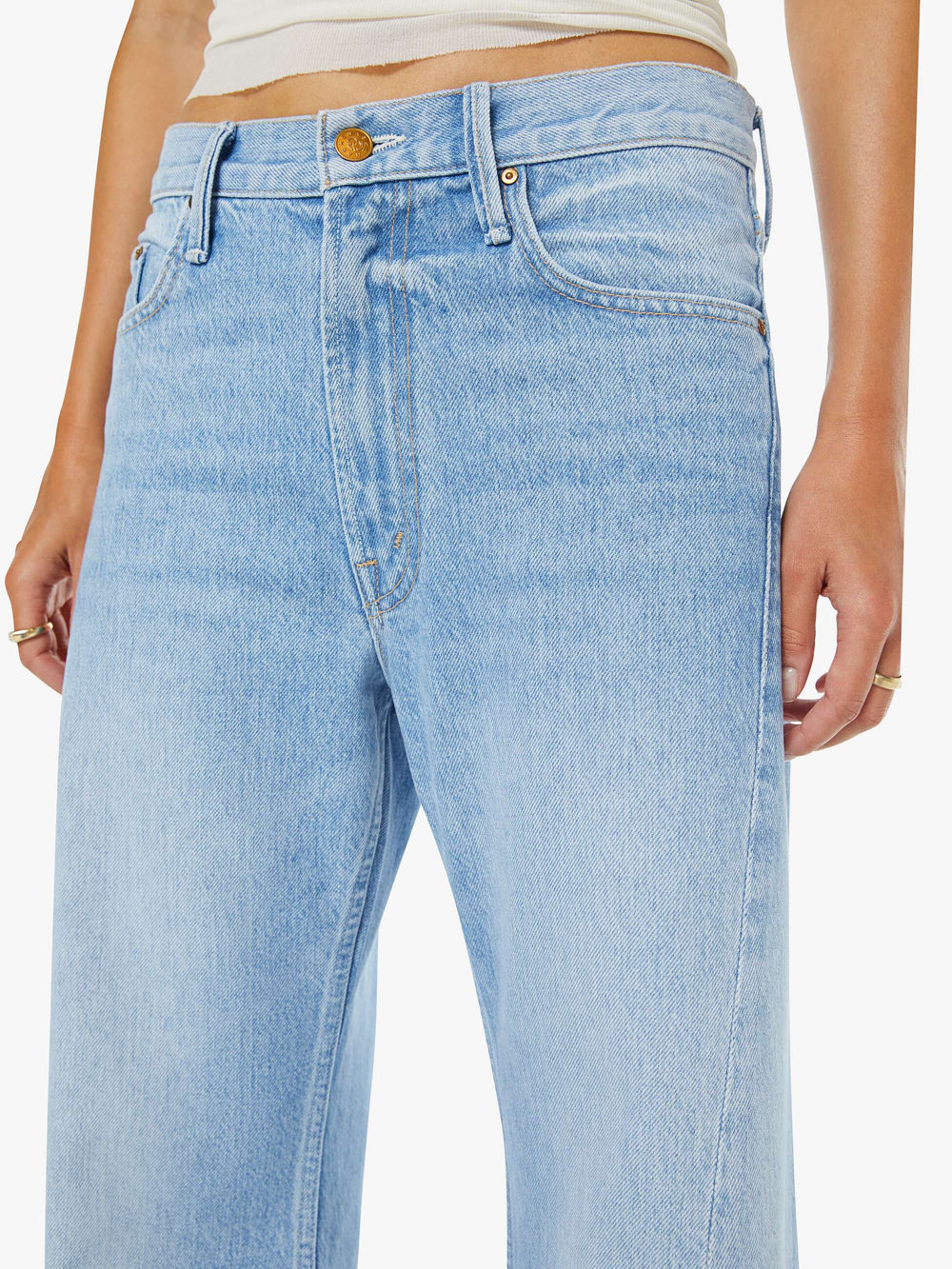 Mother Denim SNACKS! The Lemon Twist Sneak