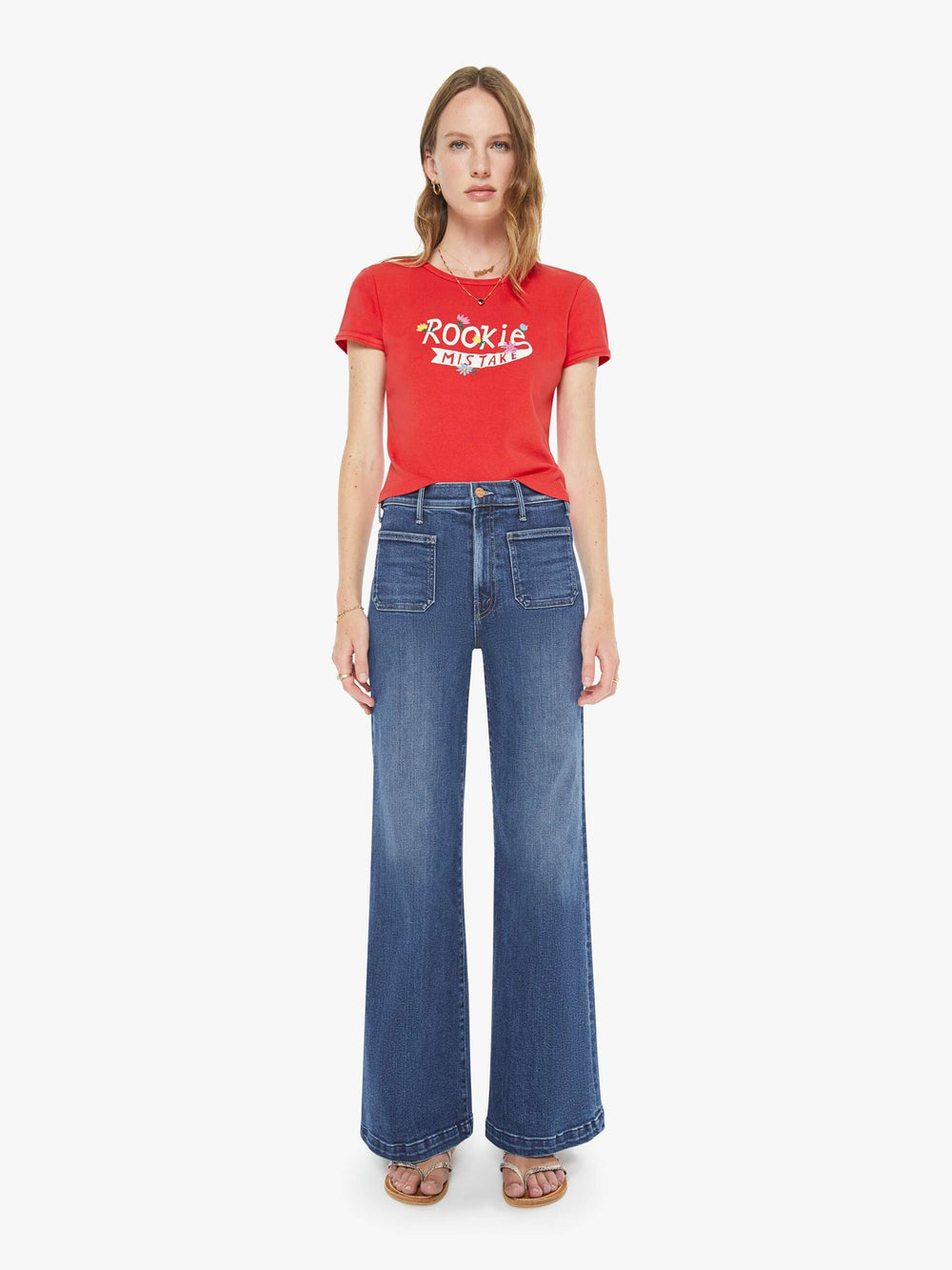 Mother Denim The Hustler Roller Patch Pocket Skimp