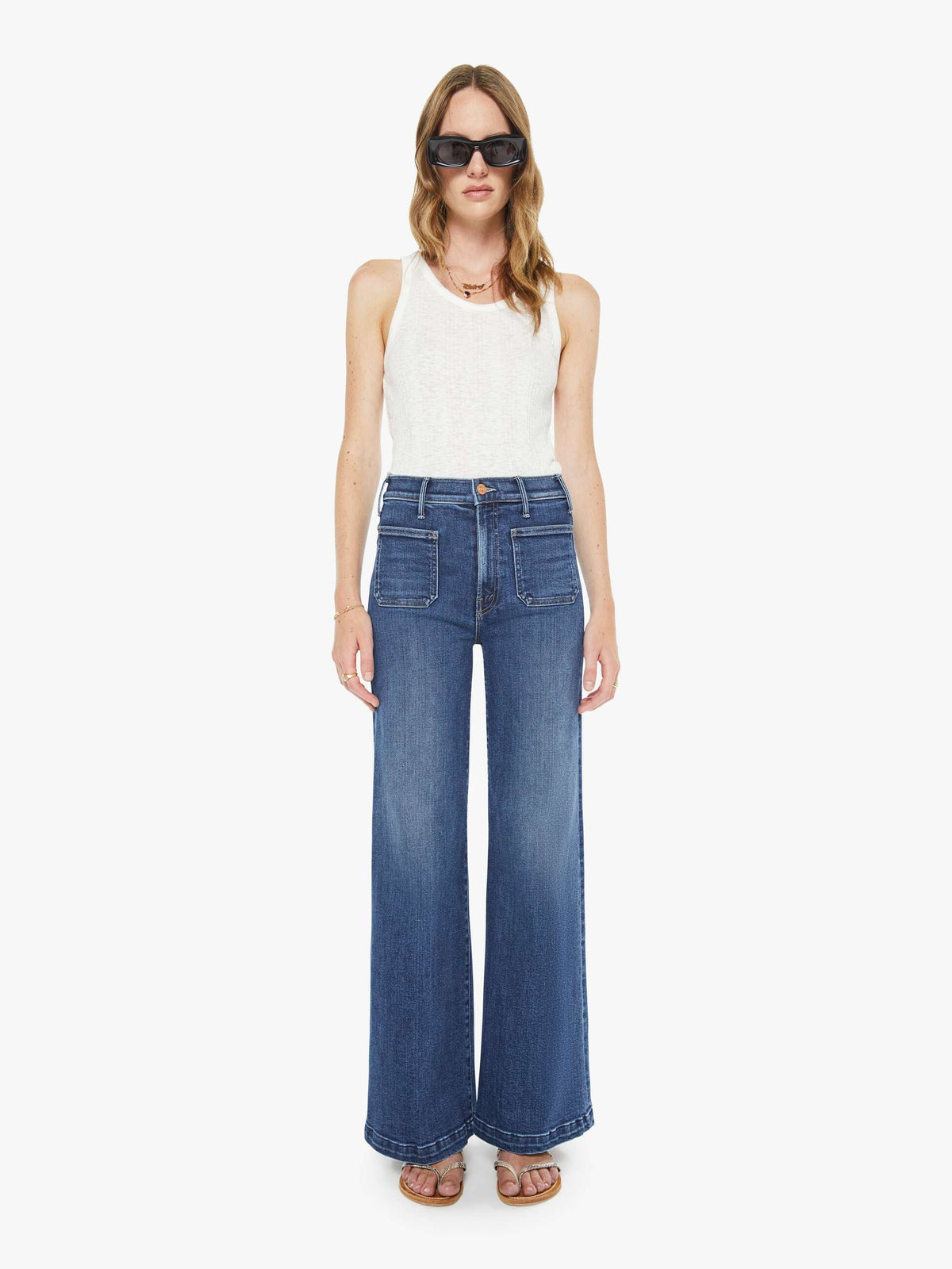 Mother Denim The Hustler Roller Patch Pocket Skimp