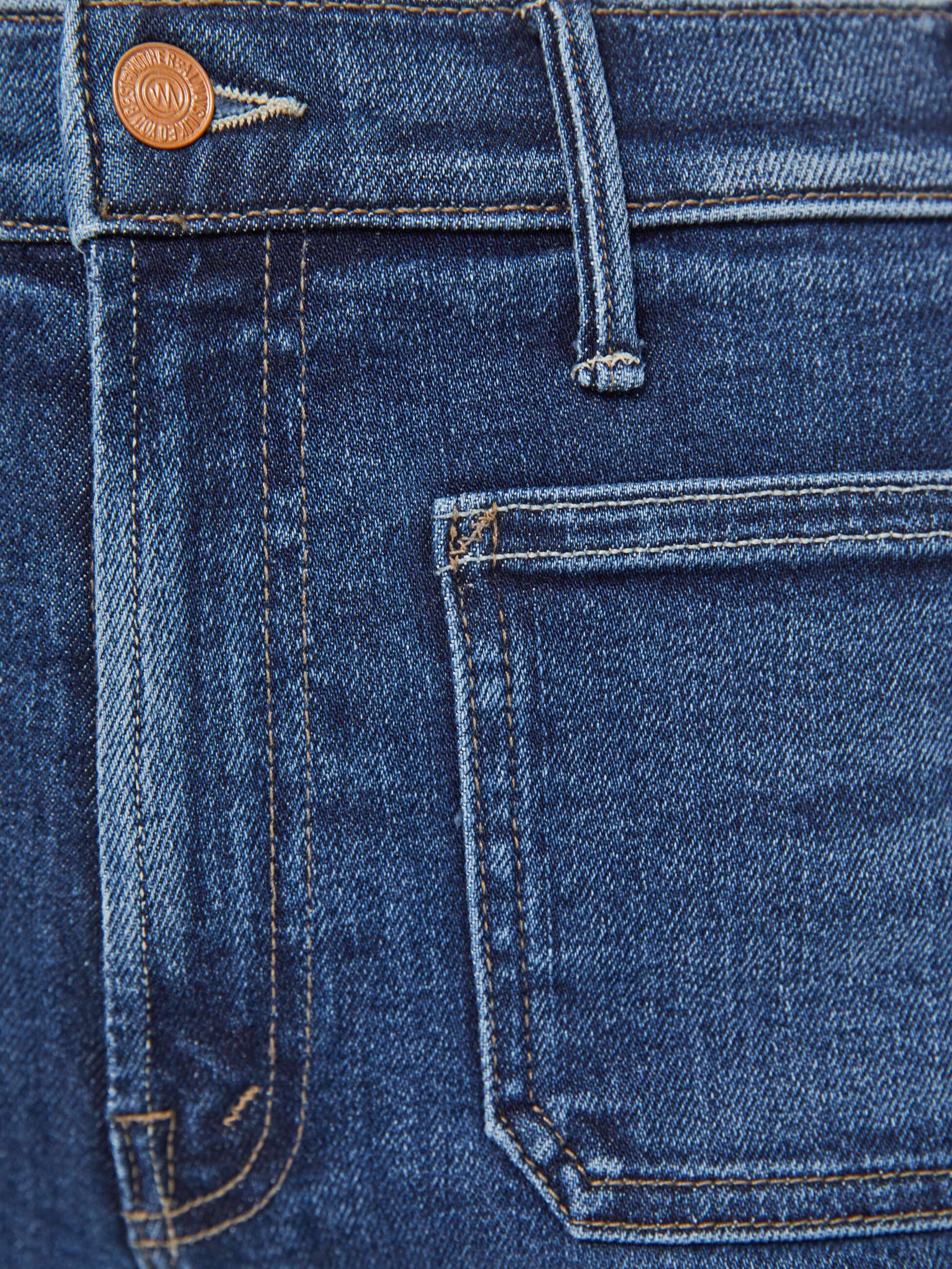 Mother Denim The Hustler Roller Patch Pocket Skimp