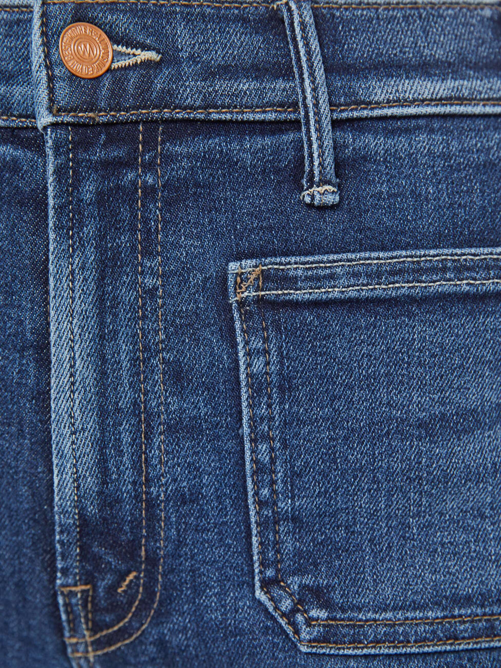 Mother Denim The Hustler Roller Patch Pocket Skimp