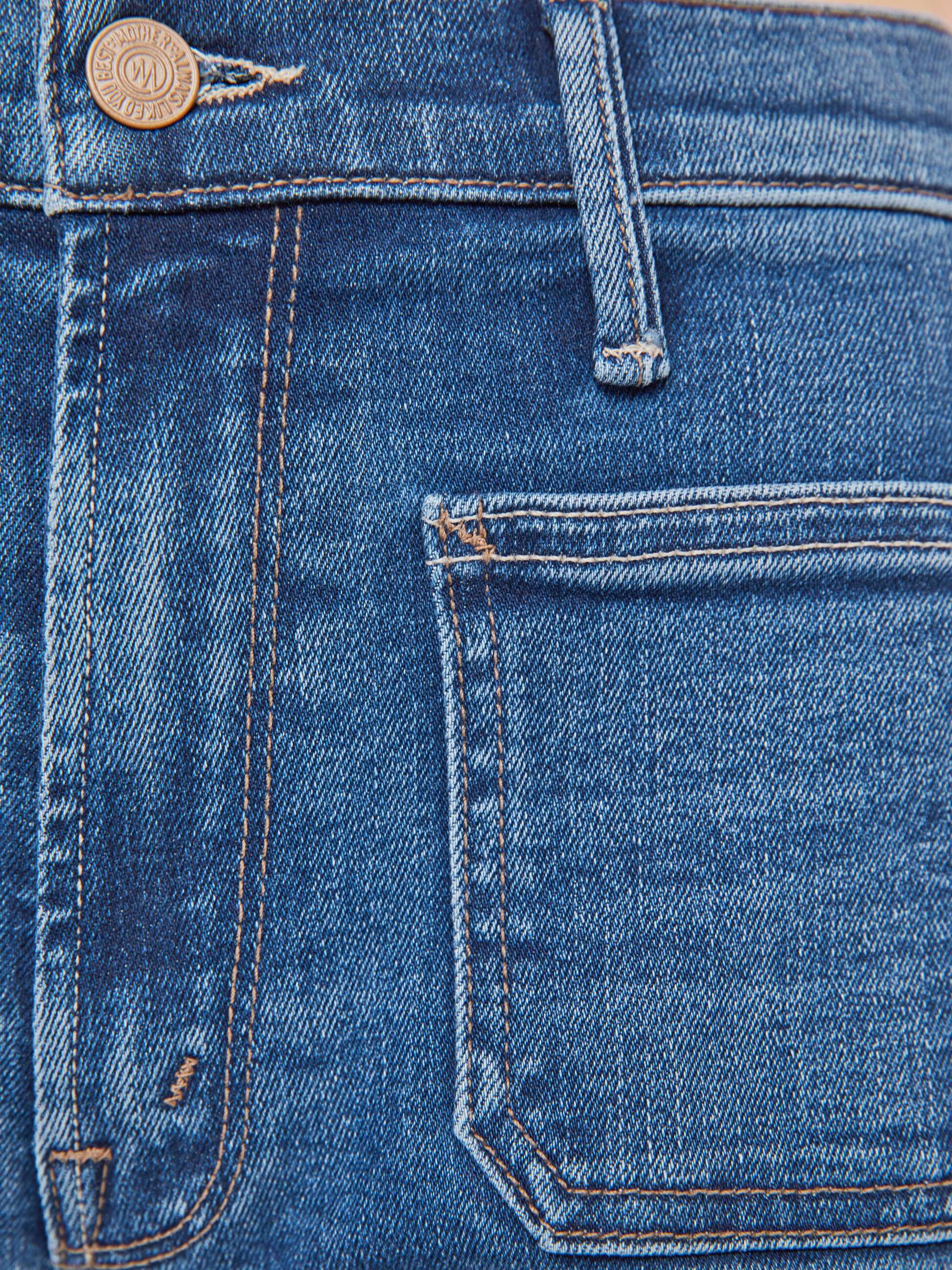 Mother Denim The Patch Pocket Mid Rise Maven Ankle