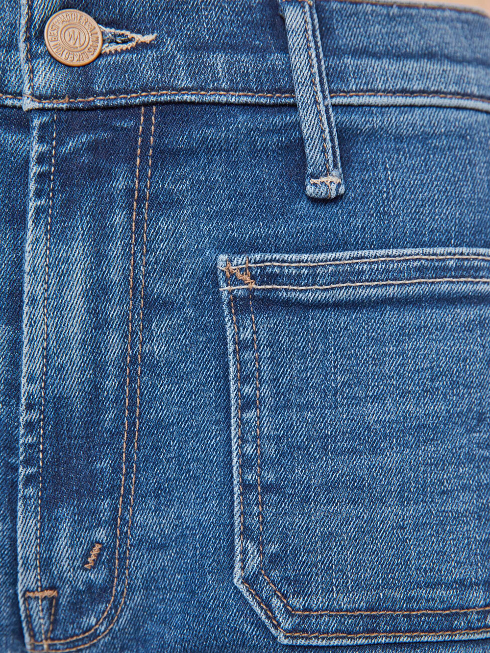 Mother Denim The Patch Pocket Mid Rise Maven Ankle
