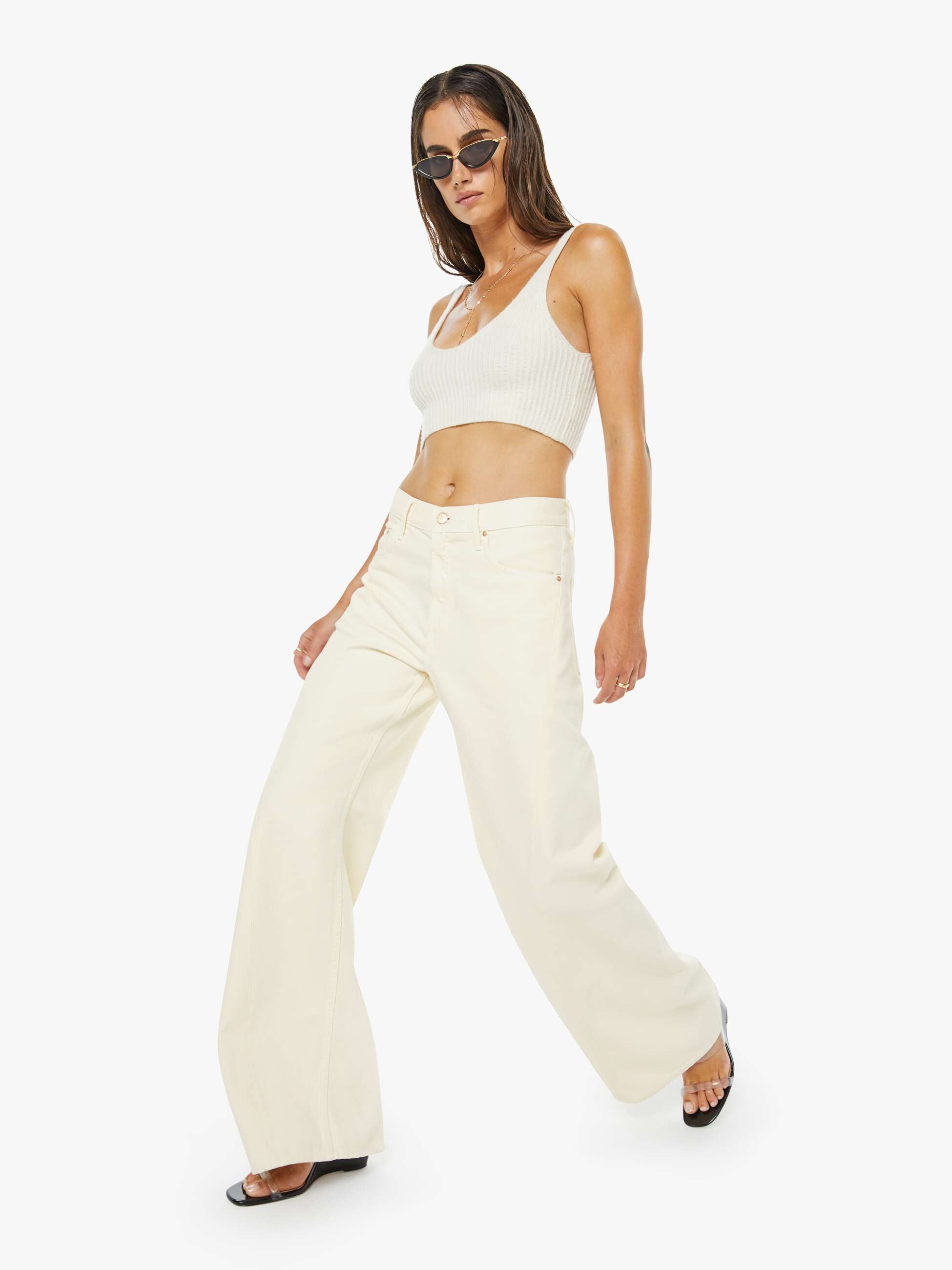 Mother Denim The Lemon Twist Sneak