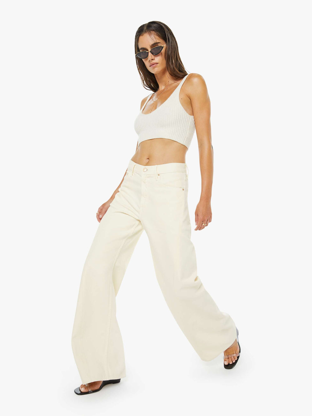 Mother Denim The Lemon Twist Sneak