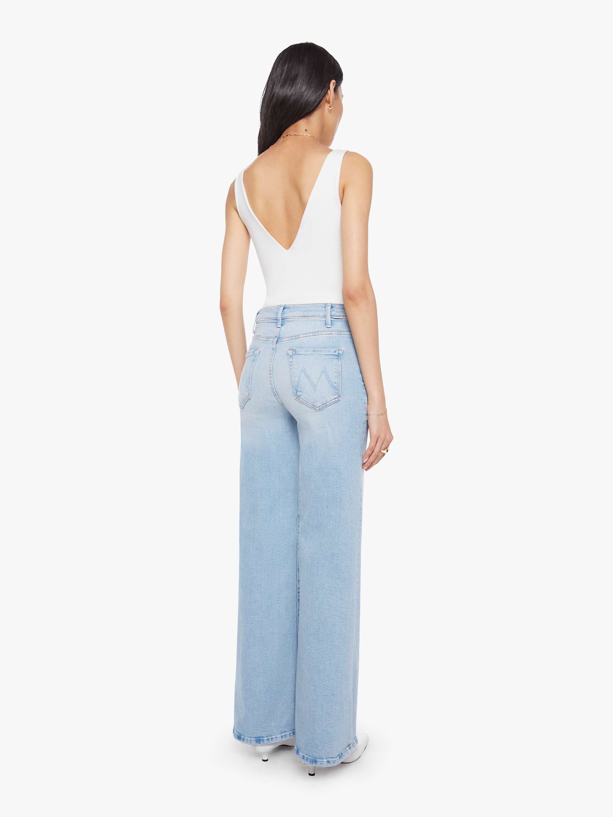 Mother Denim The Hustler Roller Sneak