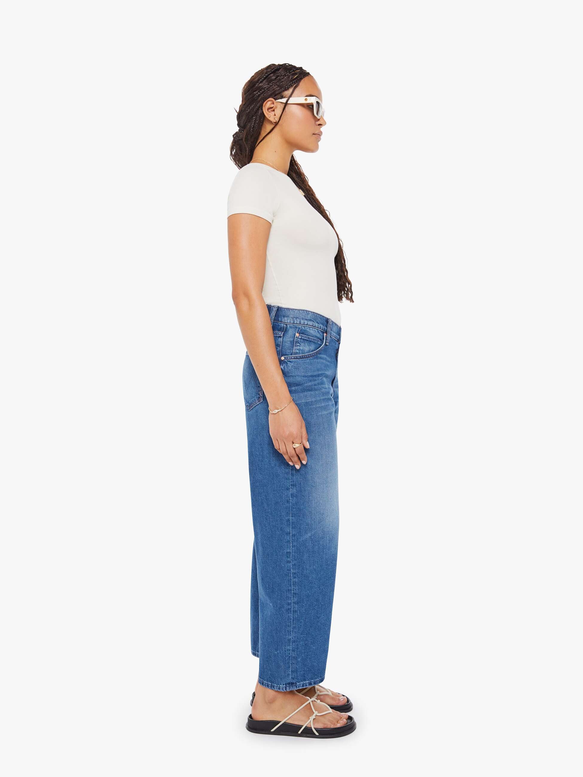 Mother Denim PETITES The Lil Delinquent Nerdy