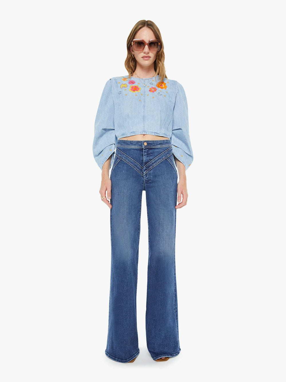 Mother Denim The Criss Cross Roller Heel
