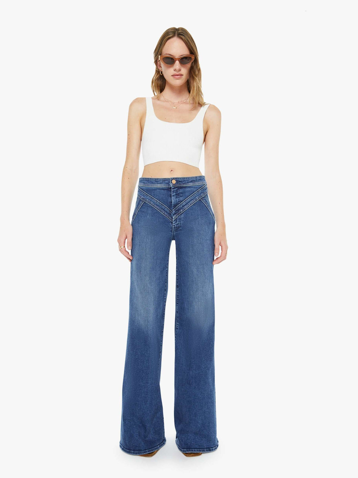 Mother Denim The Criss Cross Roller Heel