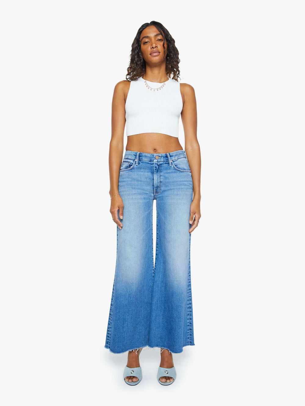 Mother Denim The Roller Fray
