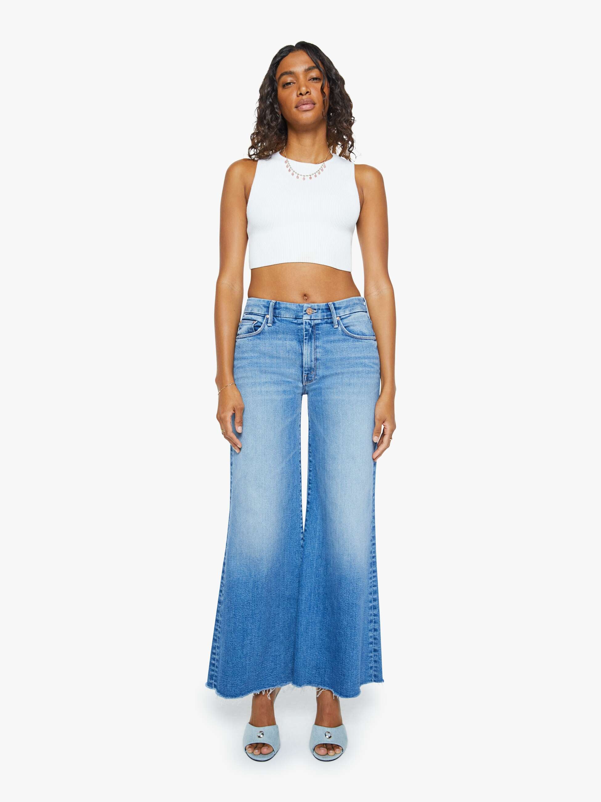 Mother Denim The Roller Fray