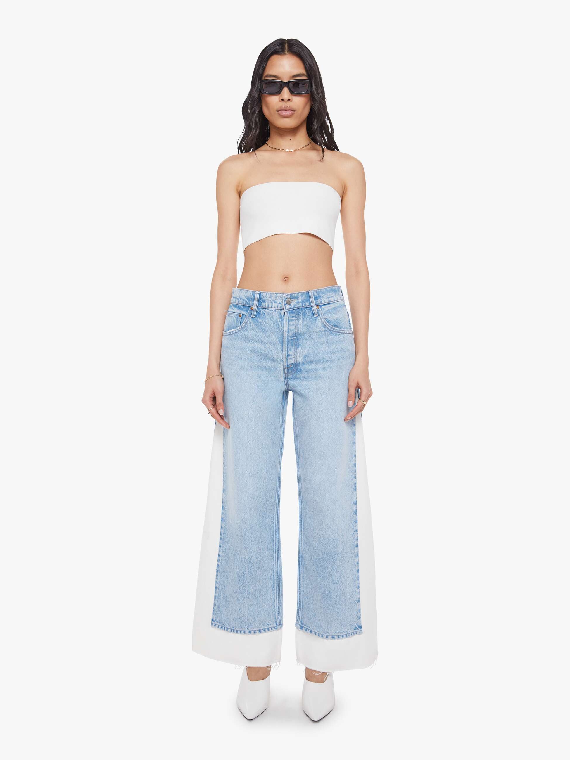 Mother Denim SNACKS! The Nacho Double Dip Nerdy Fray