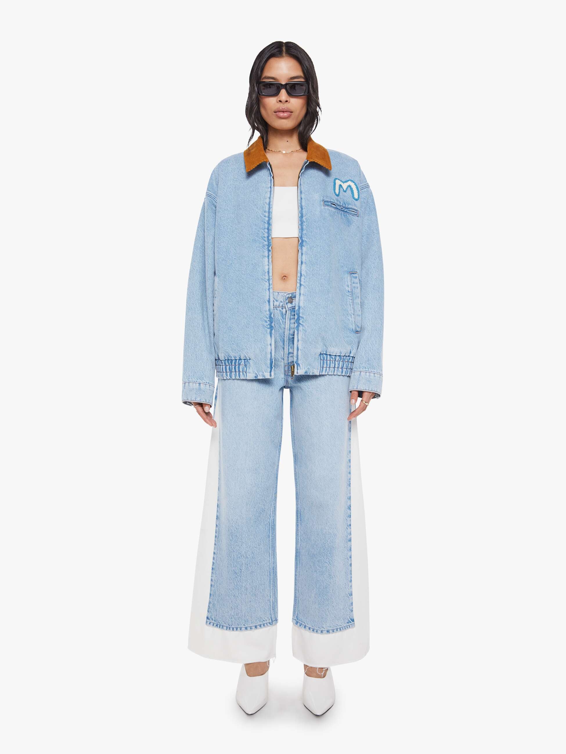Mother Denim SNACKS! The Nacho Double Dip Nerdy Fray
