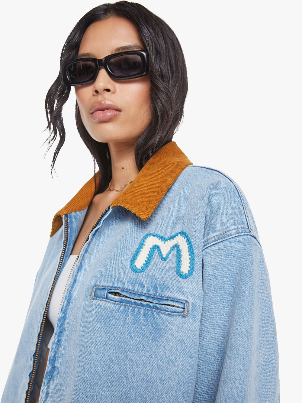 Mother Denim SNACKS! The Nacho Double Dip Nerdy Fray