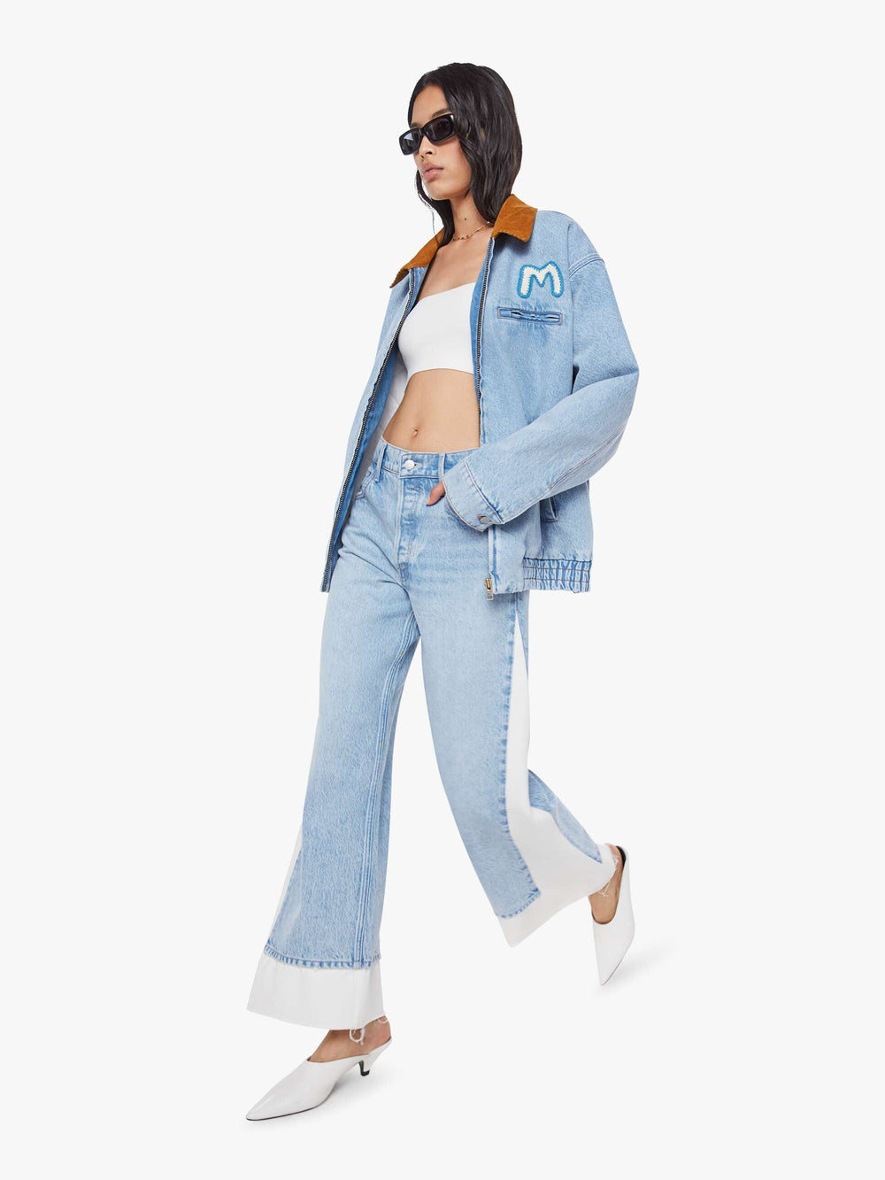 Mother Denim SNACKS! The Nacho Double Dip Nerdy Fray
