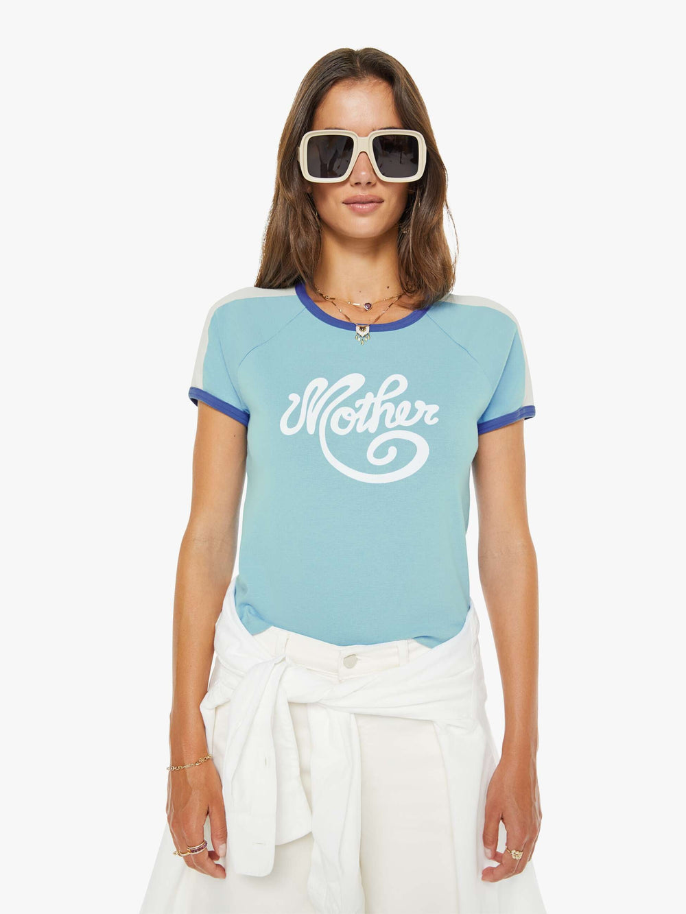 Mother Denim PETITES The Lil Mid Rise Headliner Sneak