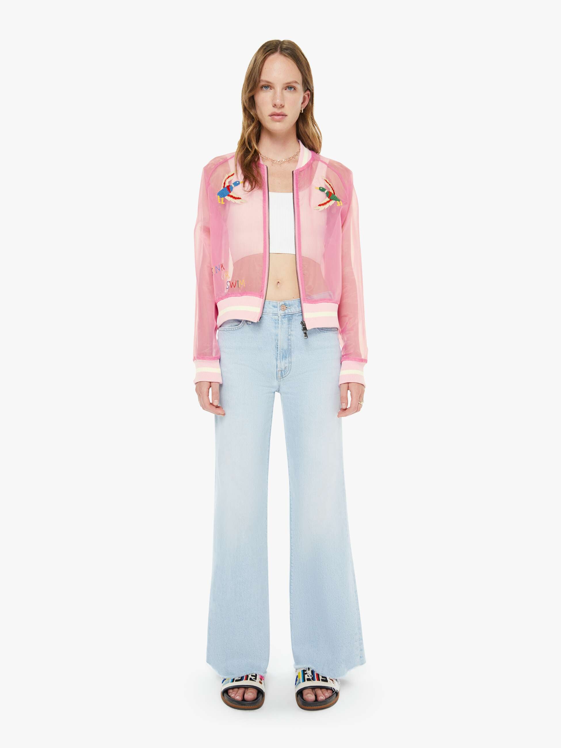 Mother Denim The Hustler Roller Skimp Fray