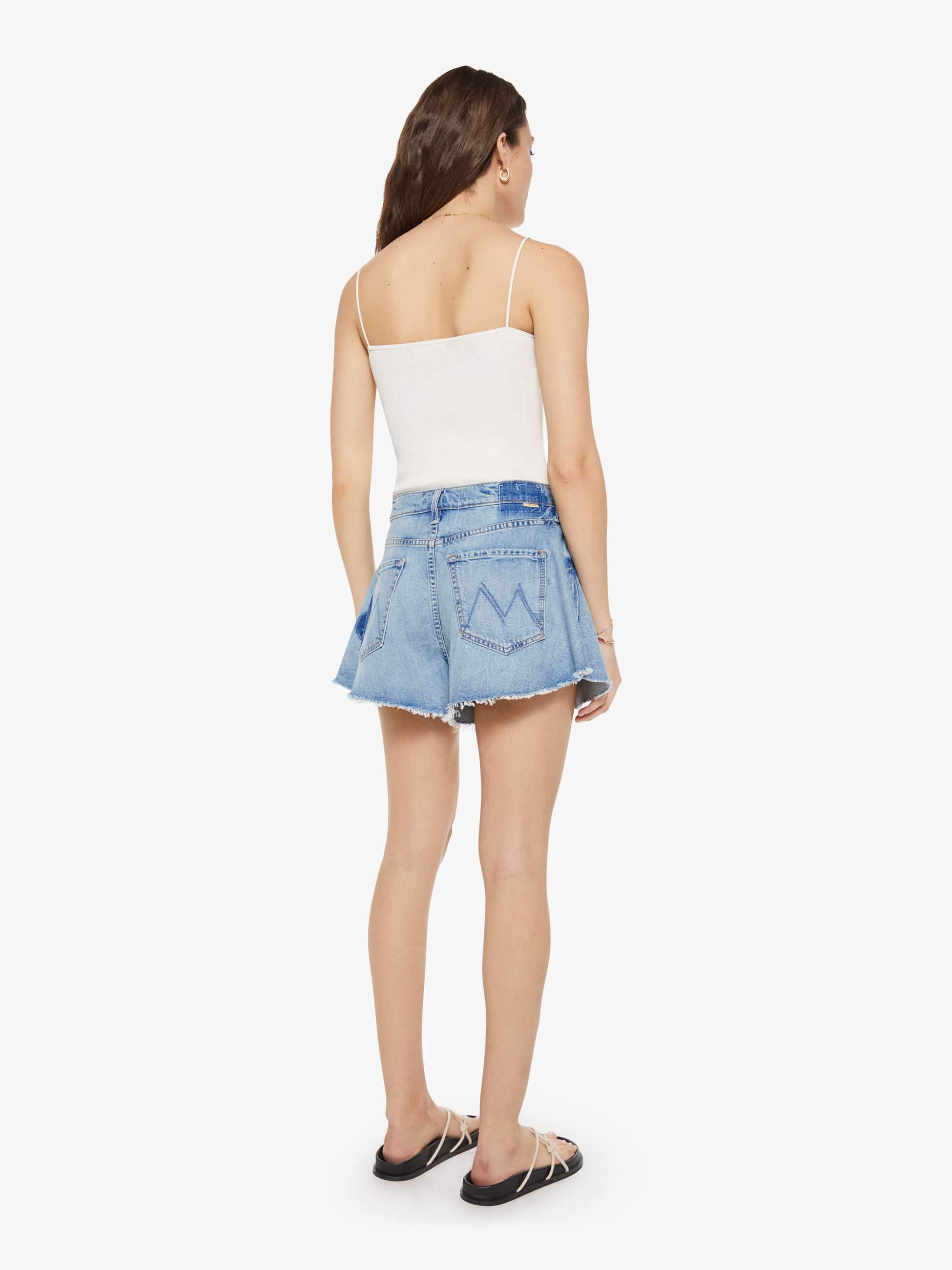 Mother Denim The Flutter Short Fray