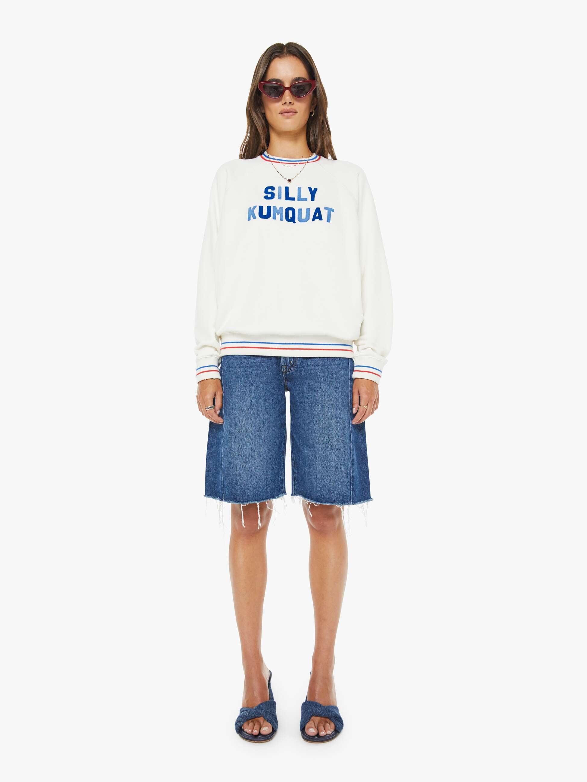 Mother Denim The Half-Pipe Bermuda Fray