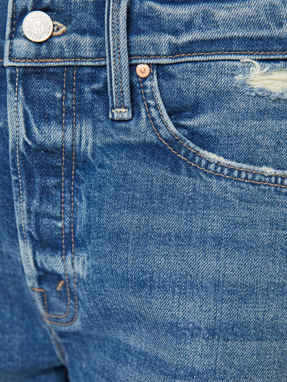 Mother Denim The Skipper Short N' Long Chew