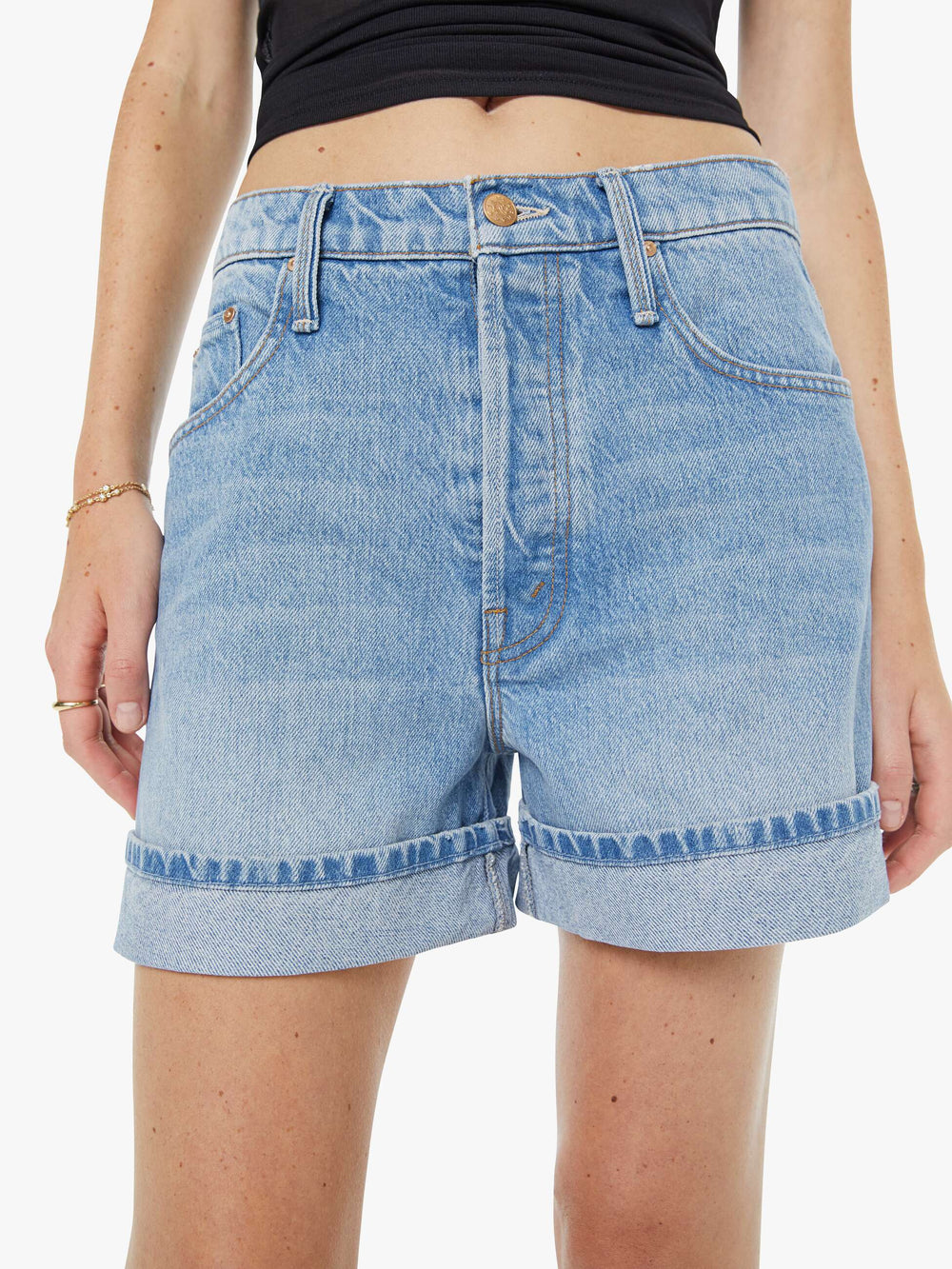 Mother Denim SNACKS! The Culotte Cuffed Short