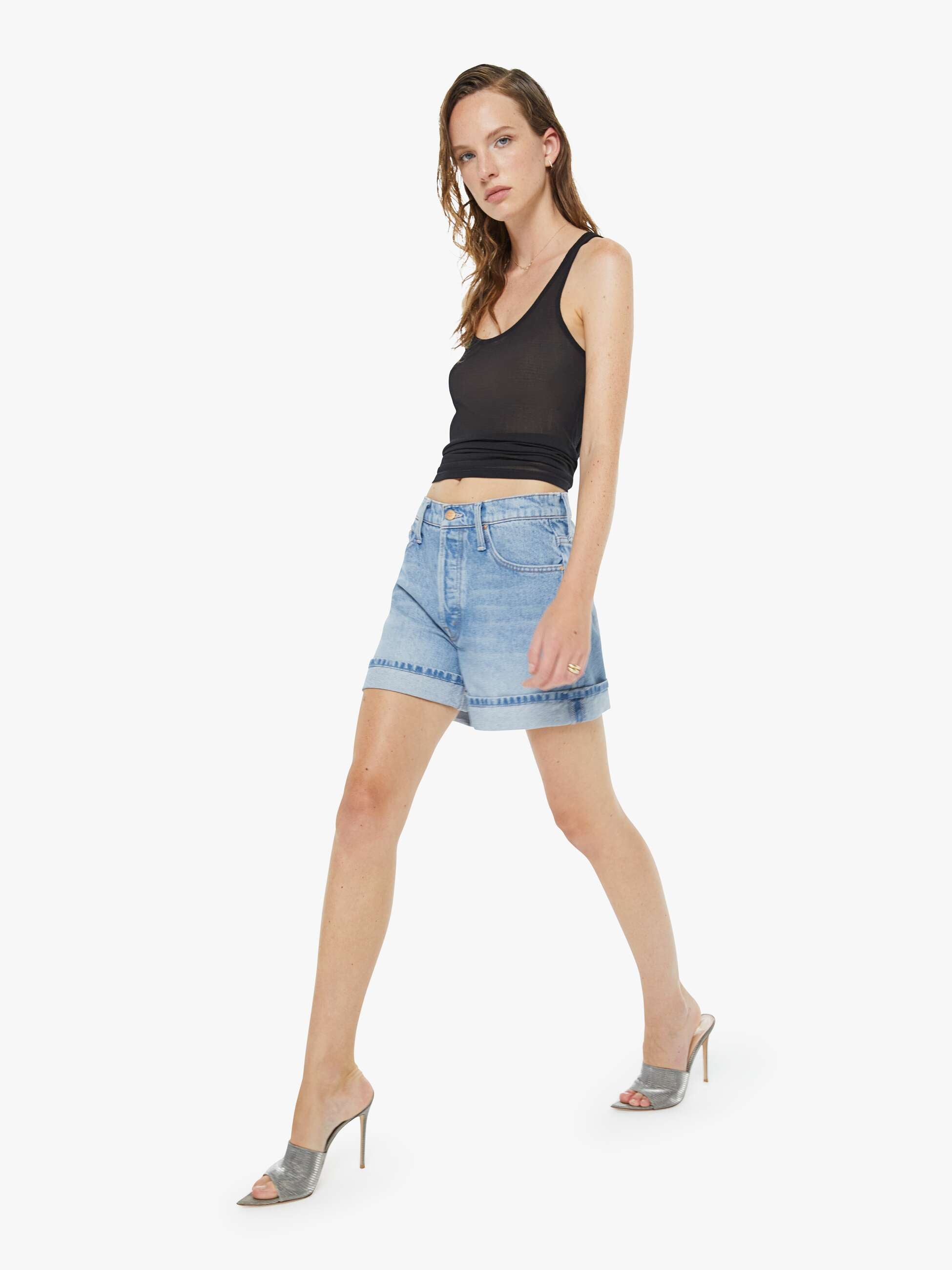 Mother Denim SNACKS! The Culotte Cuffed Short