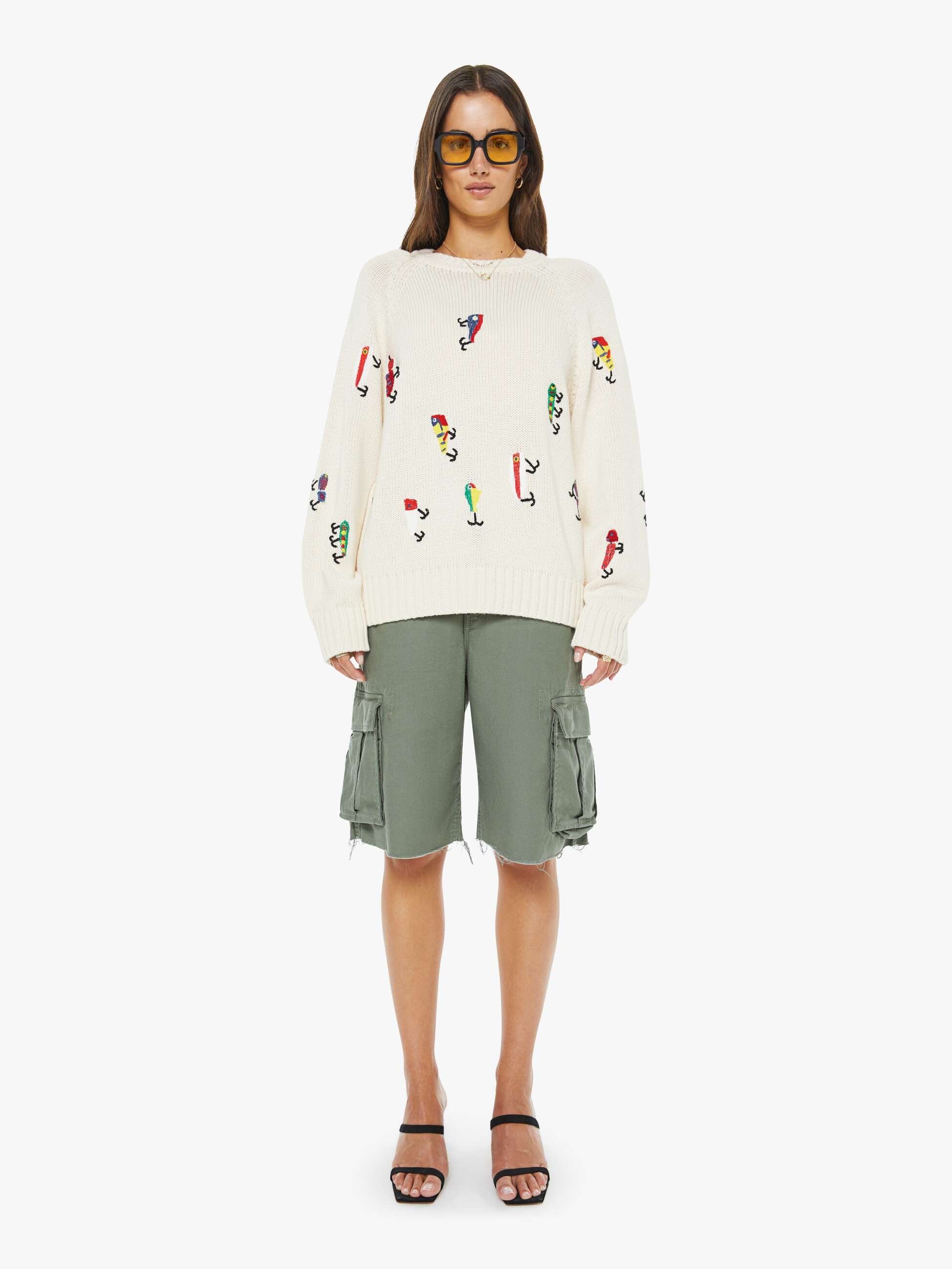 Mother Denim The Free Fall Short Fray