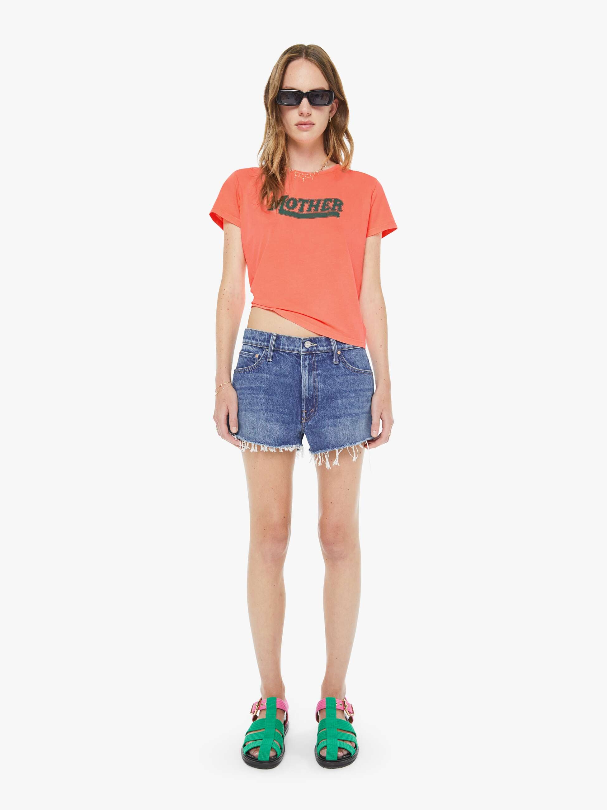 Mother Denim The Dodger Short Short Fray