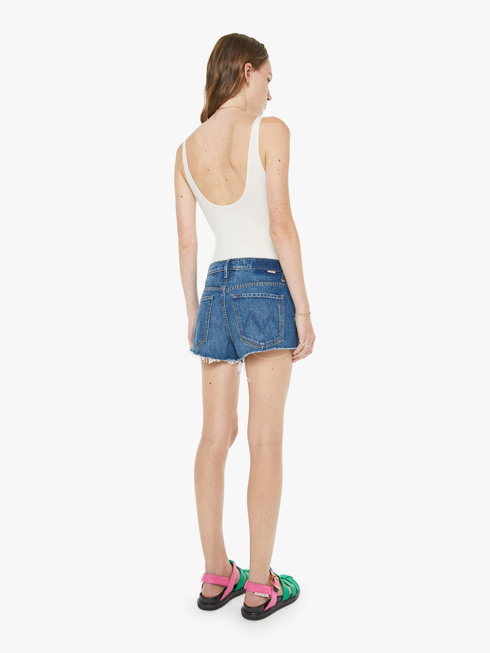 Mother Denim The Dodger Short Short Fray