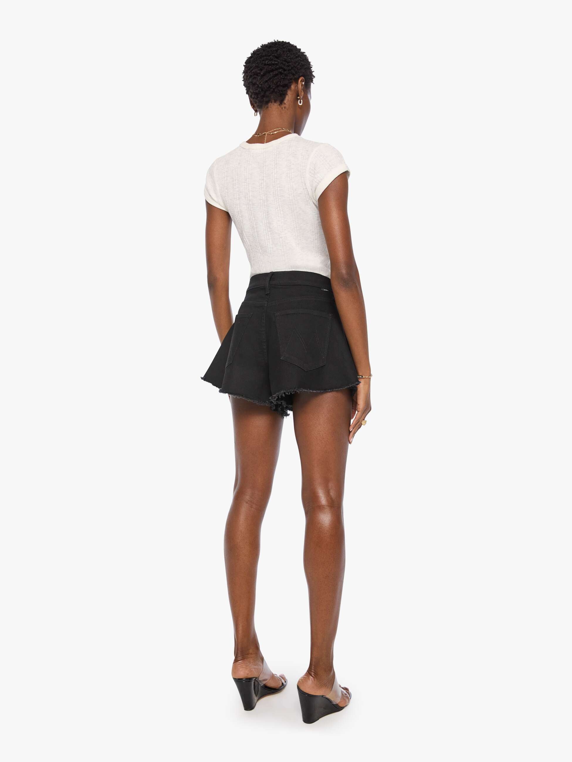 Mother Denim The Flutter Short Fray