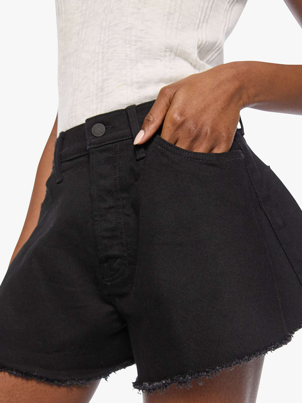 Mother Denim The Flutter Short Fray