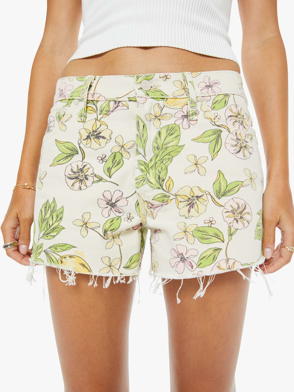 Mother Denim The Dodger Short Fray
