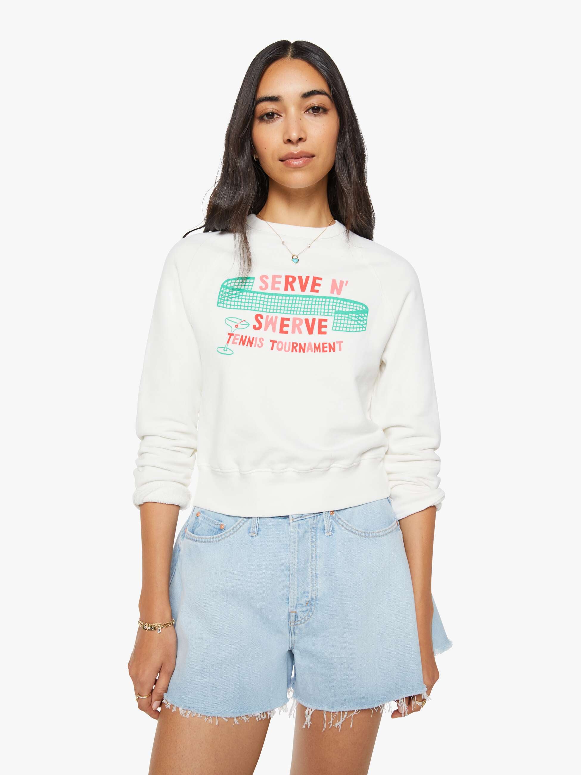 Mother Denim The Flutter Short Fray