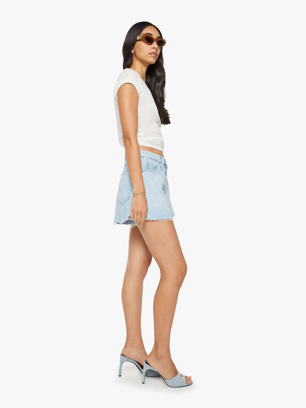 Mother Denim The Flutter Short Fray
