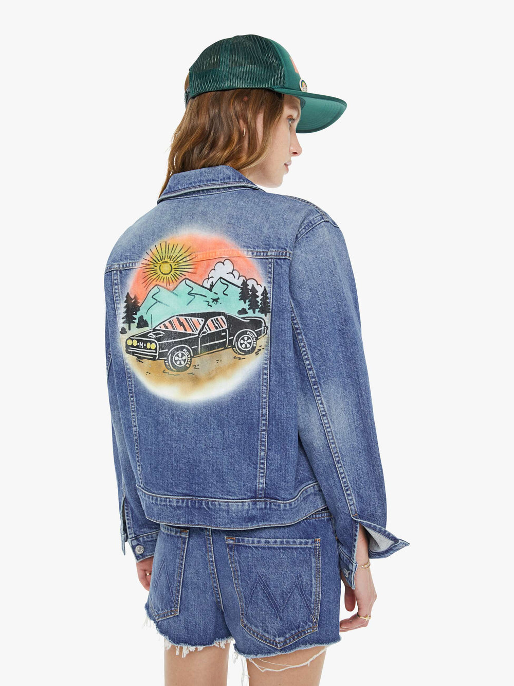 Mother Denim The Kick It Half N' Half Fray
