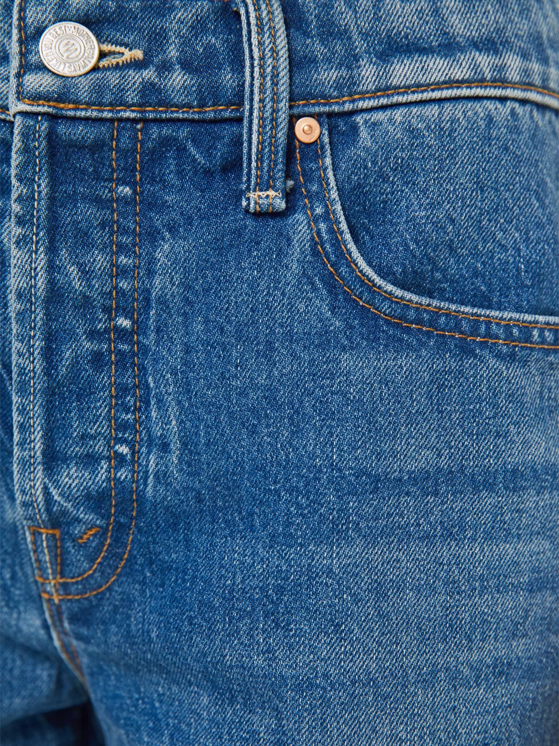 Mother Denim The Kick It Half N' Half Fray