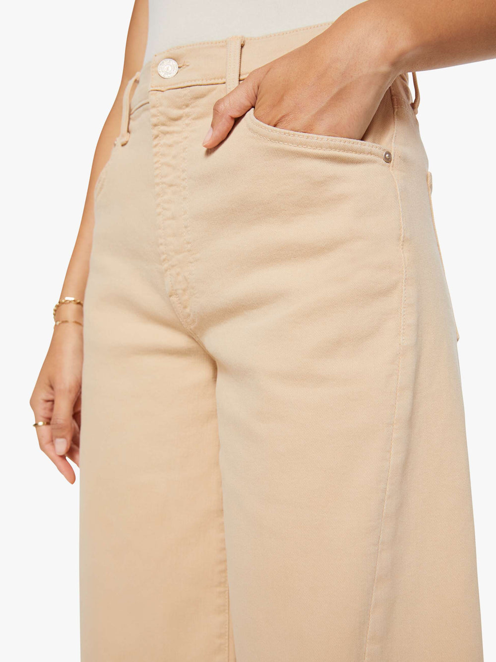 Mother Denim The Whole Lot Twist Zip